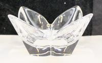 An Orrefors Glass Bowl. Width 9 1/2 inches.
