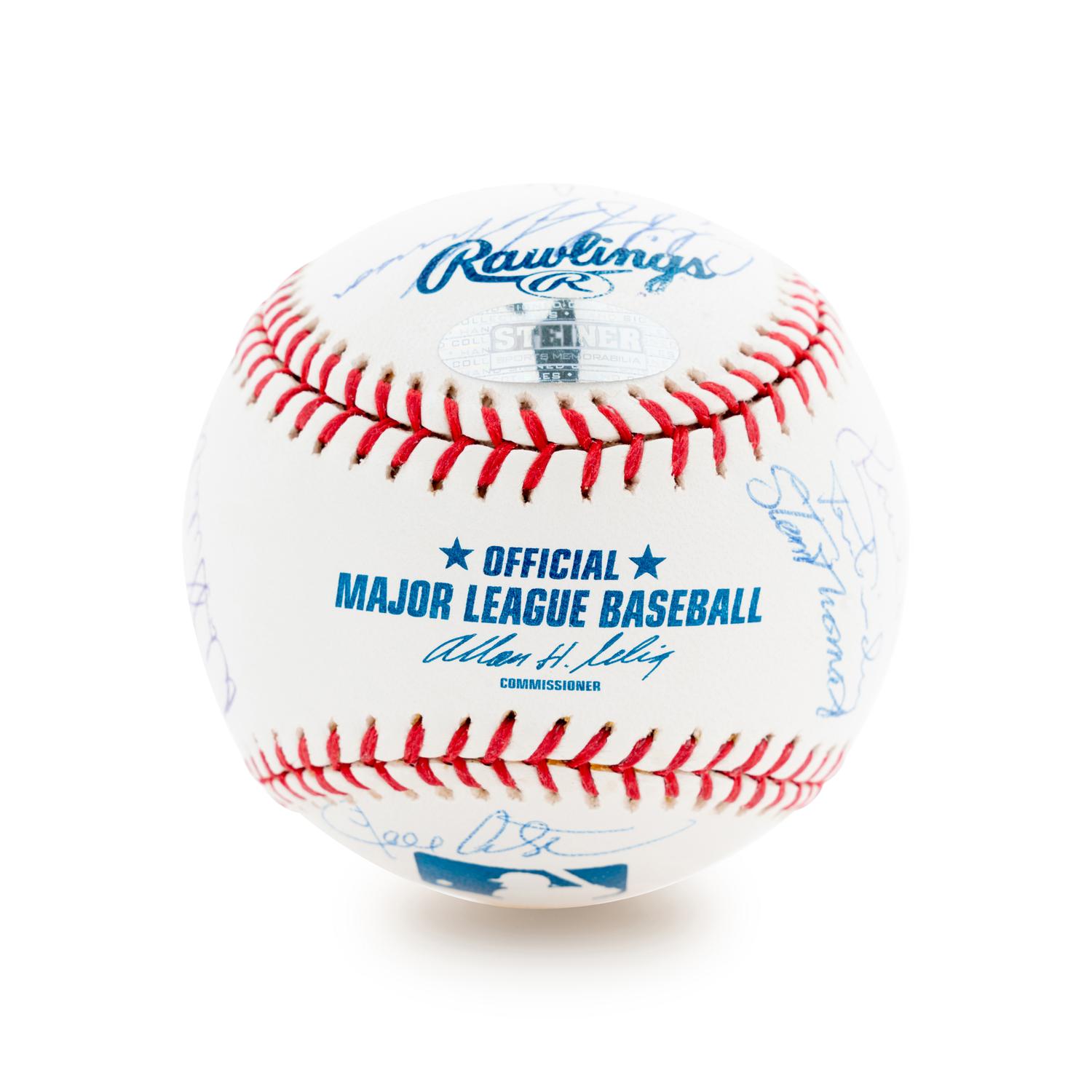 A 1977 New York Yankees Team Signed Baseball (Steiner)