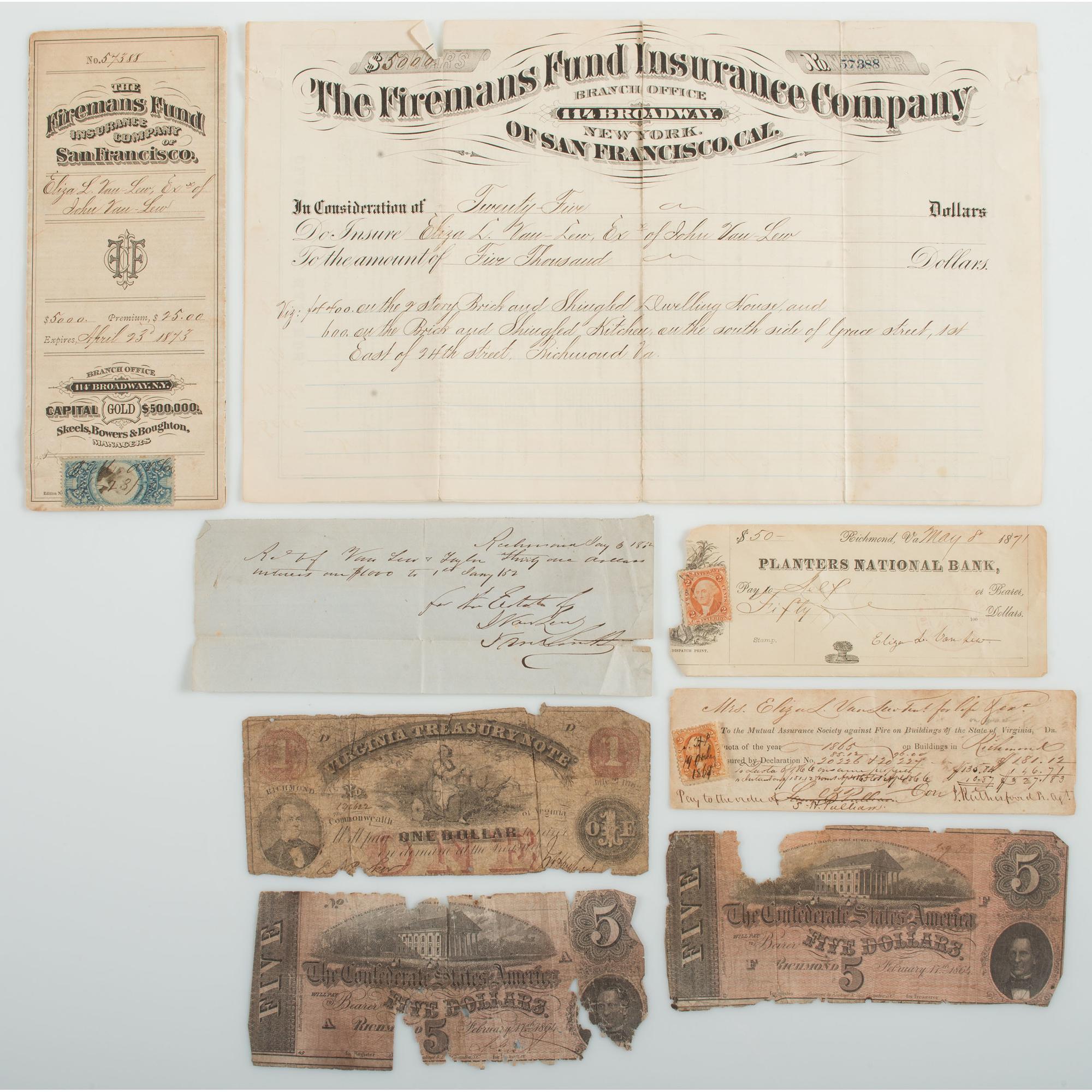 Van Lew Family Archive, Incl. Letters from Civil War Spymaster Elizabeth Van Lew and Slave-Turned-Spy Mary Bowser