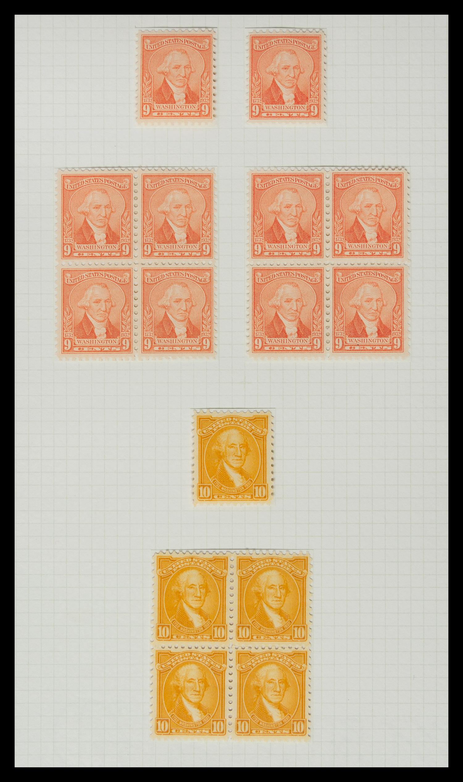 A Collection of United States Commemorative Stamps — 1904-1932