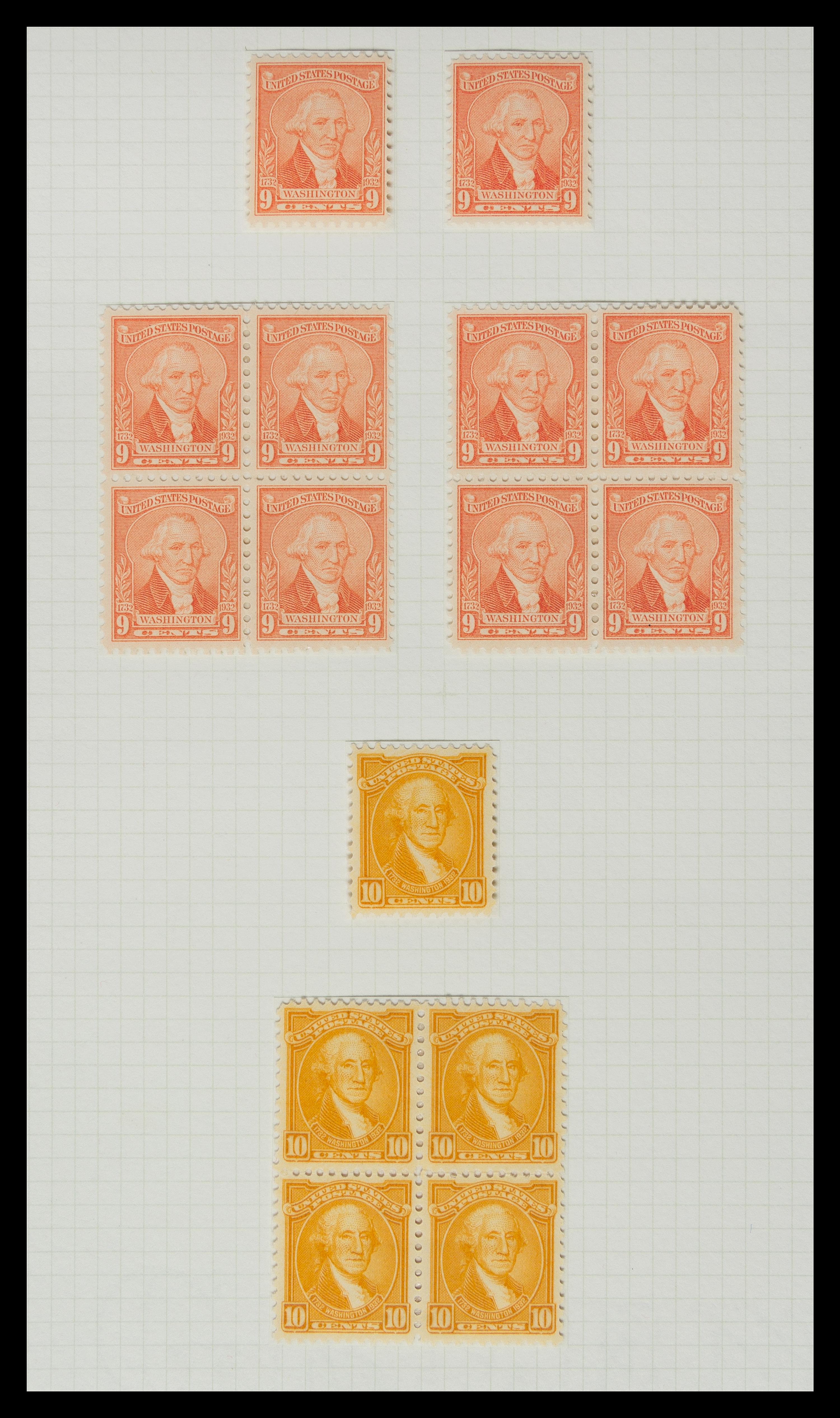 A Collection of United States Commemorative Stamps — 1904-1932