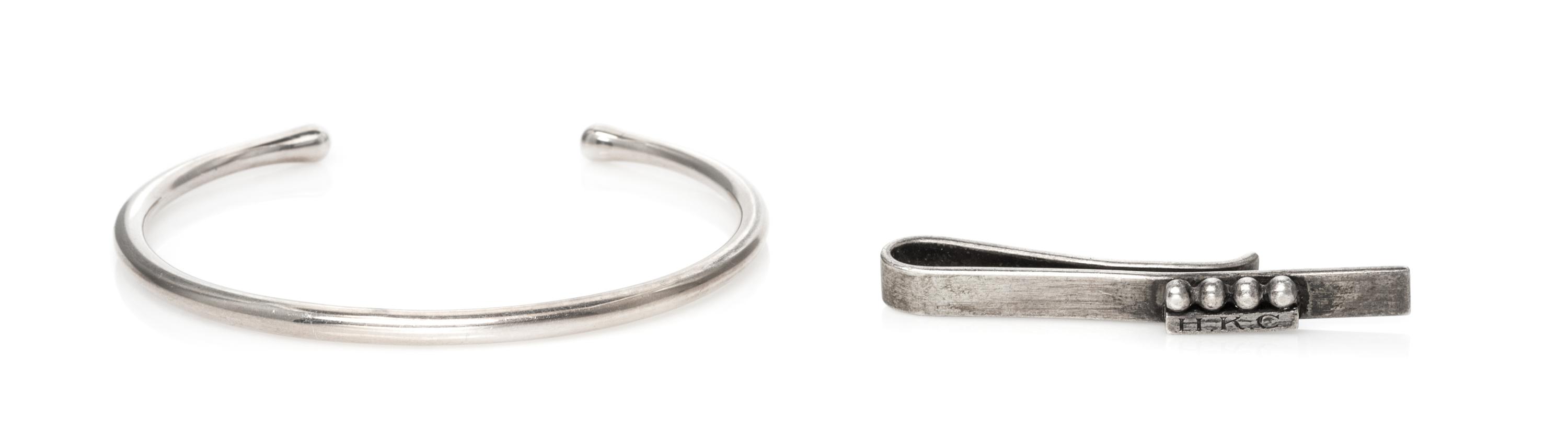 A Collection of Sterling Silver Articles, Georg Jensen, 17.50 dwts.