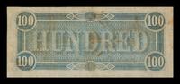 A Confederate States of American 1865 T-65 $100 Note