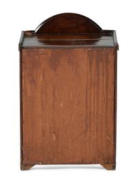 A Regency Inlaid Mahogany Bowfront Collector's Cabinet
