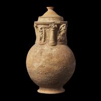 A Syrian Terracotta Cinerarium