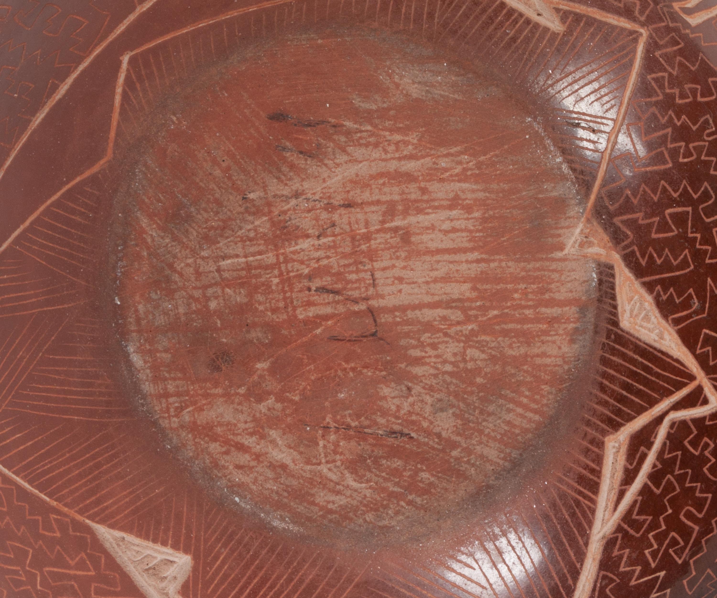 Sgraffito Jar, with Pronghorn Deer
