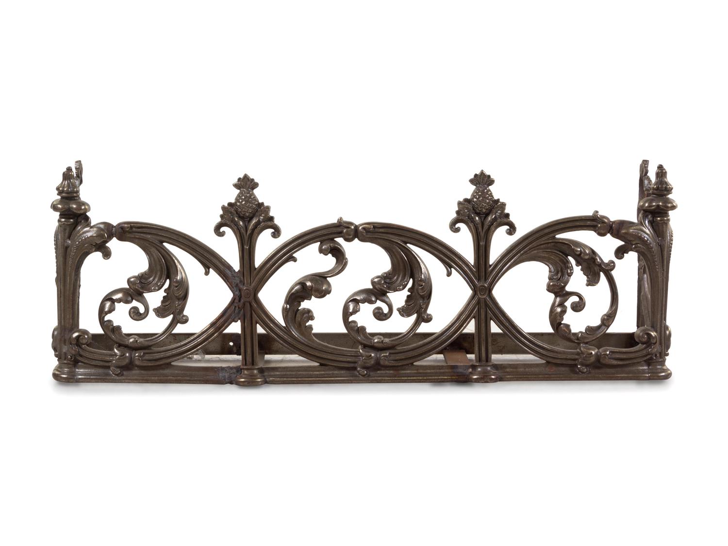 A Neoclassical Cast Steel Fire Fender