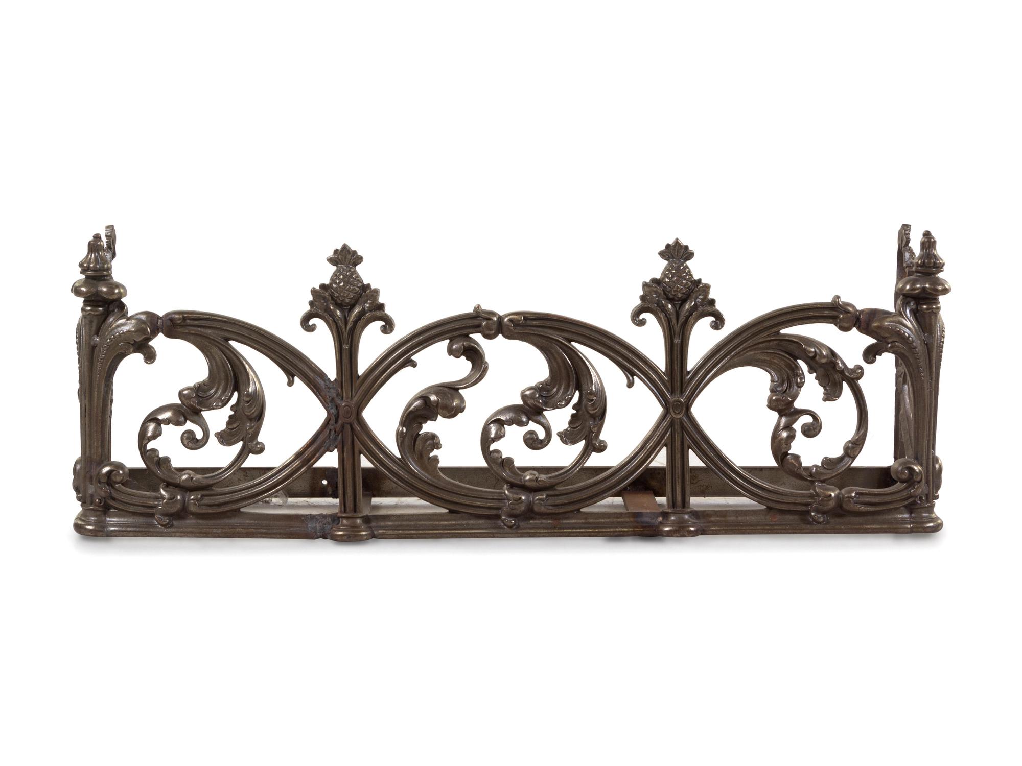 A Neoclassical Cast Steel Fire Fender