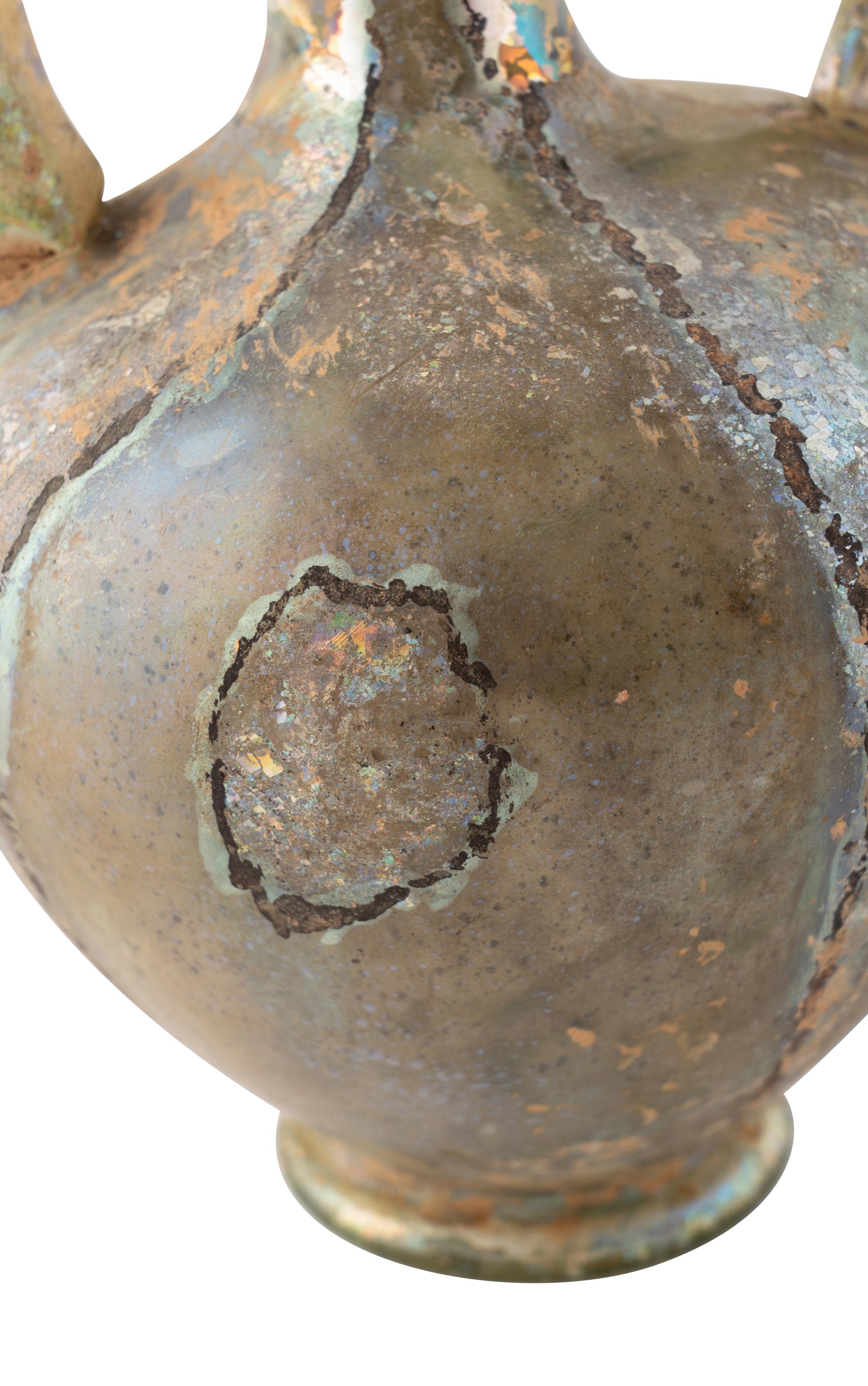 An Early Islamic Glass Flask