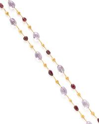 MARCO BICEGO, YELLOW GOLD AND MULTIGEM NECKLACE