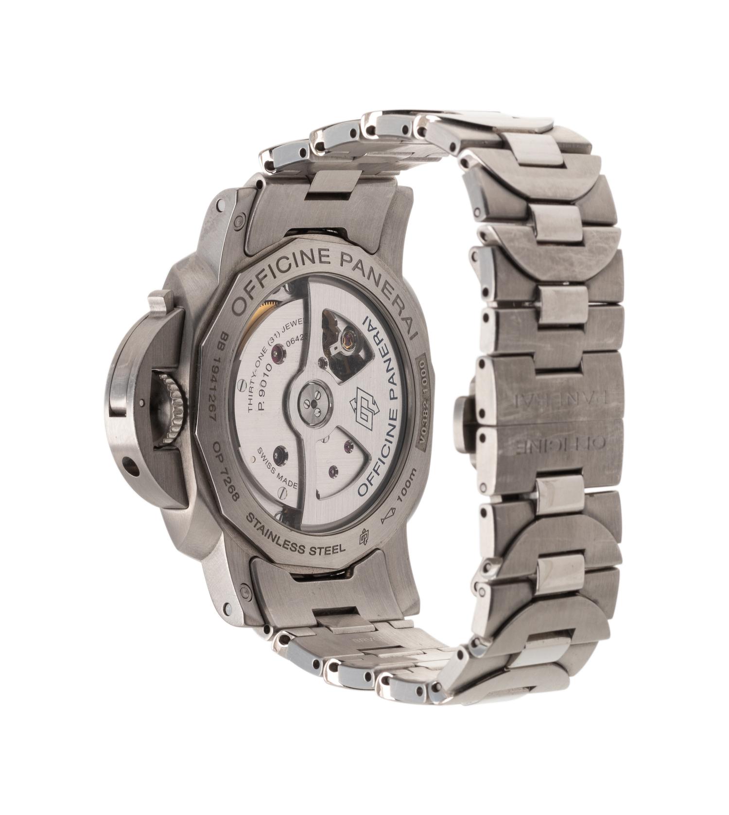 PANERAI, REF. PAM00977 STAINLESS STEEL 'LUMINOR MARINA' WRISTWATCH