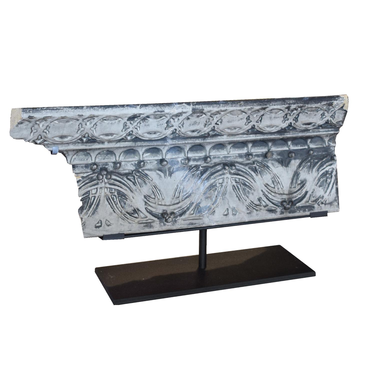 A Sullivan Designed Terra Cotta Facade Fragment from the Gage Building 16.5" W x 6.5" D x 9" H — United States, 1898