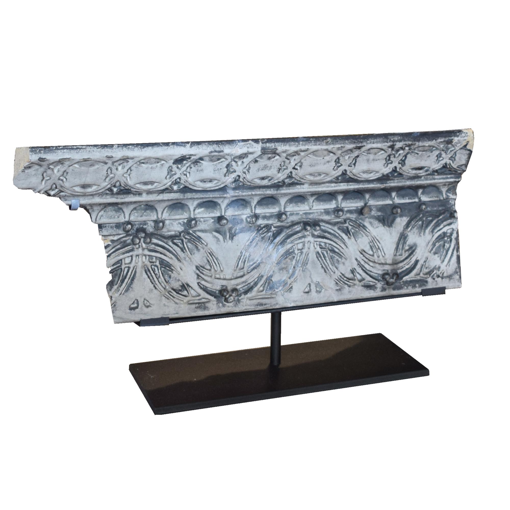A Sullivan Designed Terra Cotta Facade Fragment from the Gage Building 16.5" W x 6.5" D x 9" H — United States, 1898