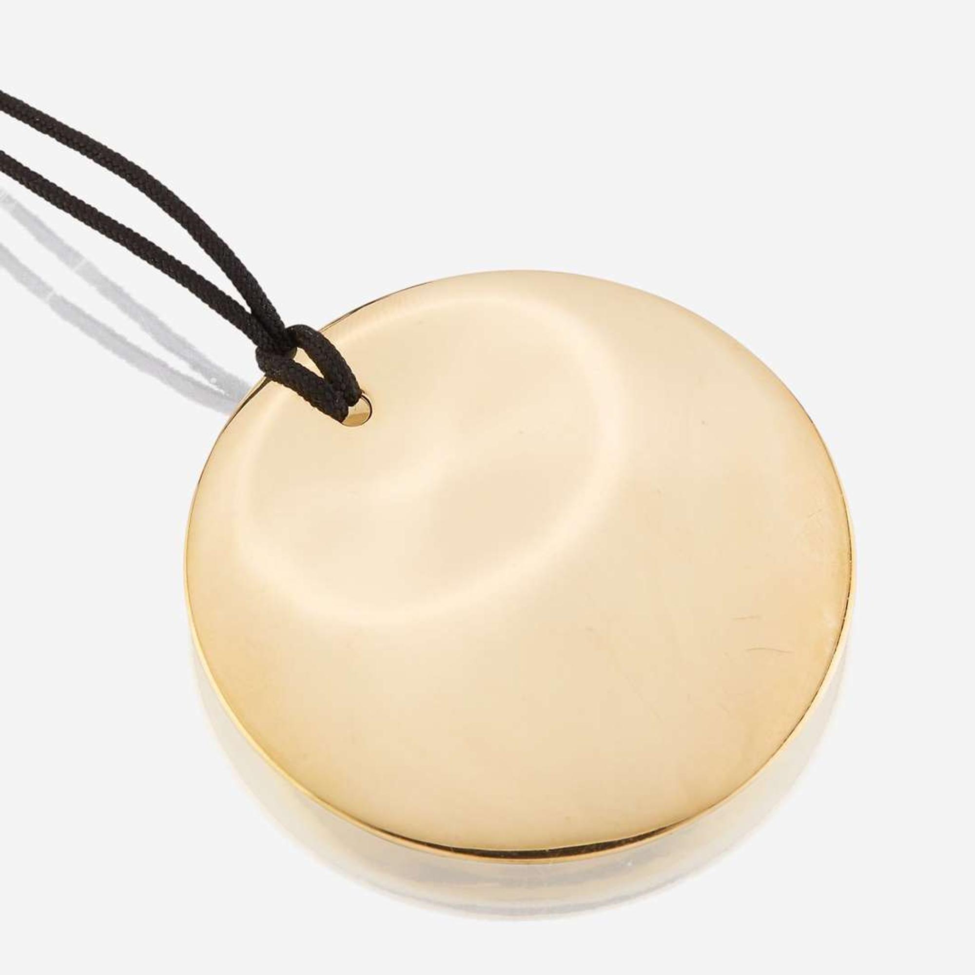An eighteen karat gold pendant, Tiffany & Co. Elsa Peretti, Spain