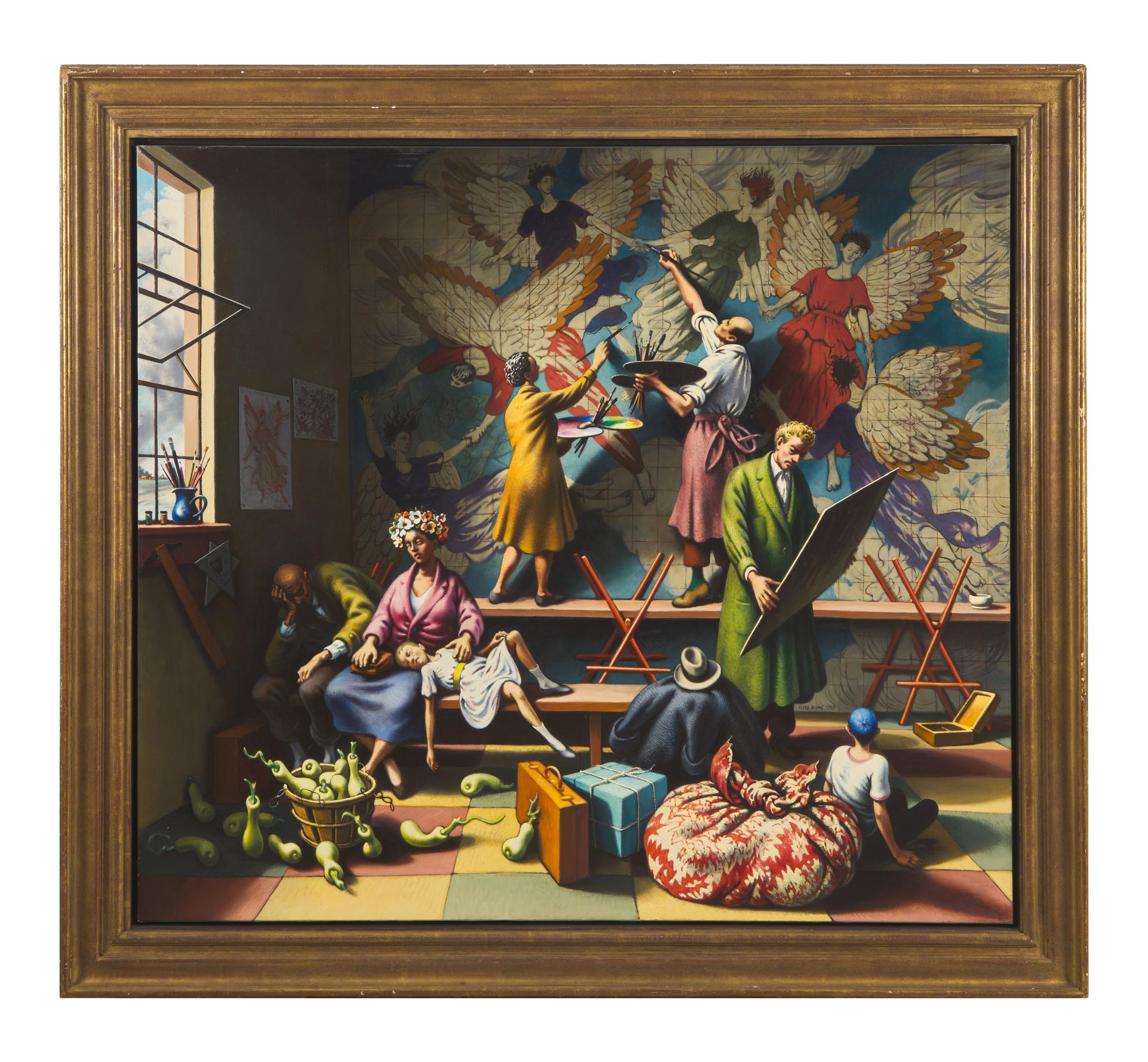 Peter Blume (American, 1906-1992) — Recollection of the Flood , 1967-69
