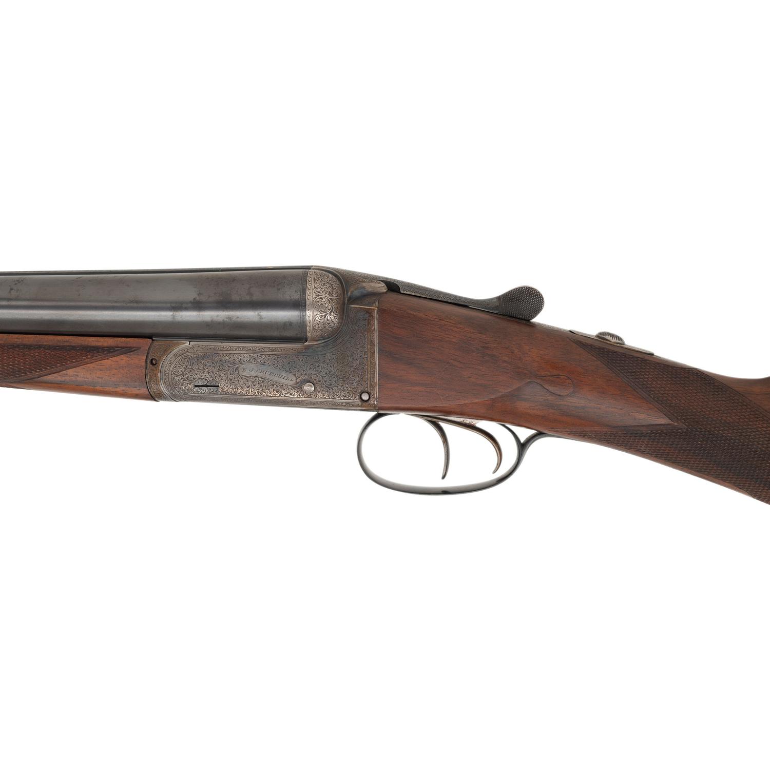 ** E.J. Churchill Hercules Model XXV-Grade 20 Gauge Shotgun with Travel Case and Accessories