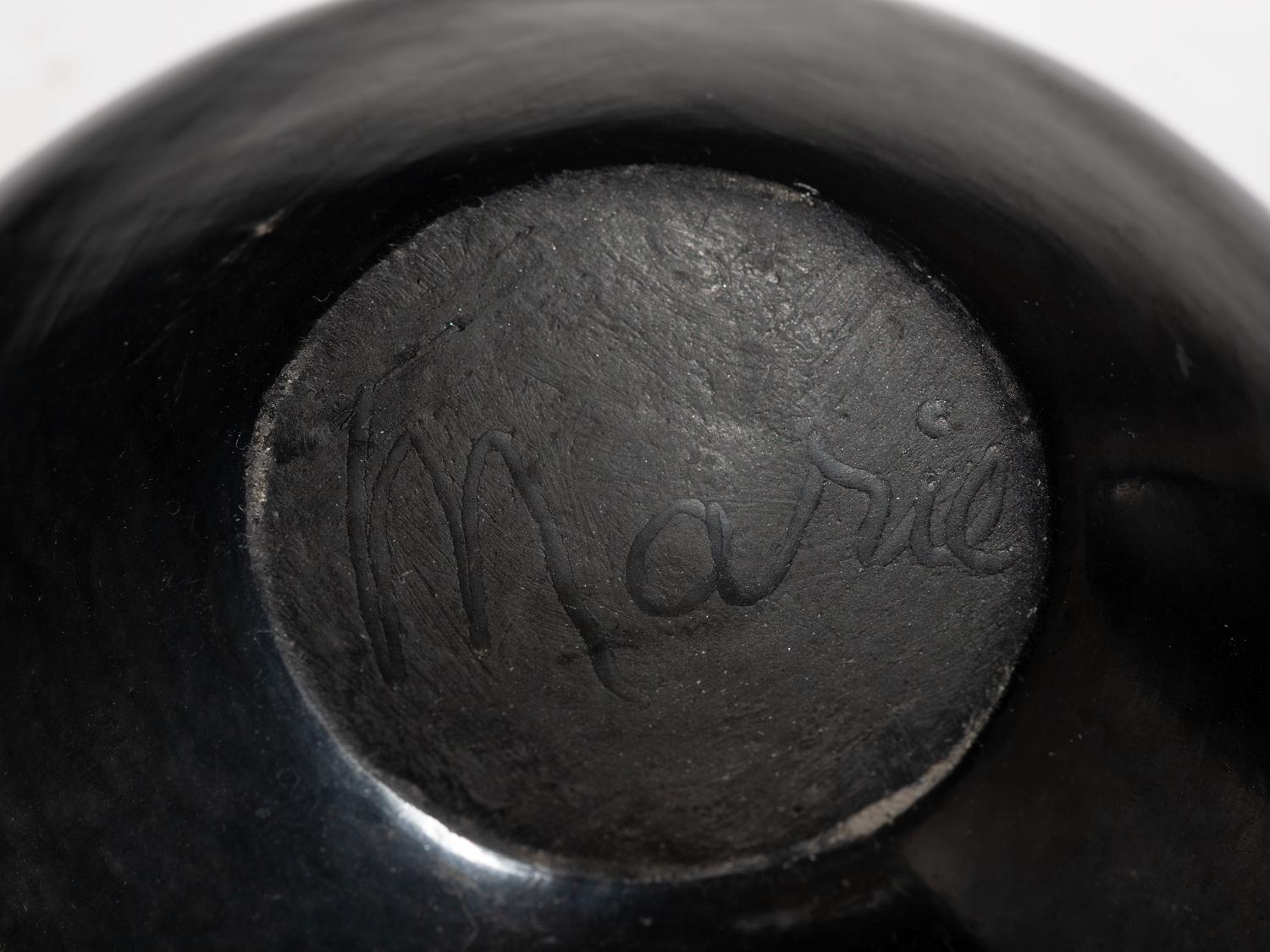 Blackware Pottery with Gunmetal Finish