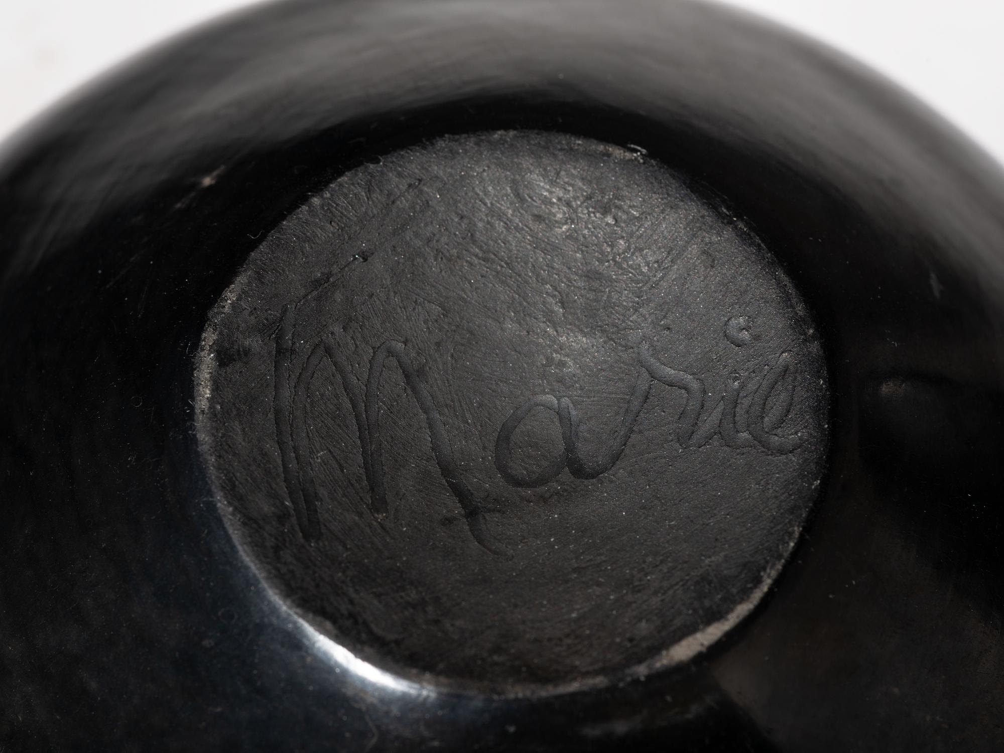 Blackware Pottery with Gunmetal Finish