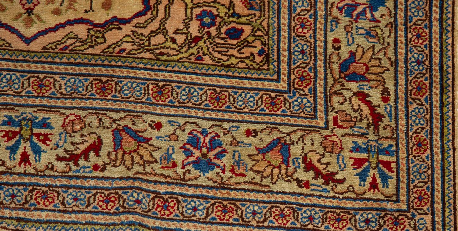 A Turkish Kayseri Silk Prayer Rug