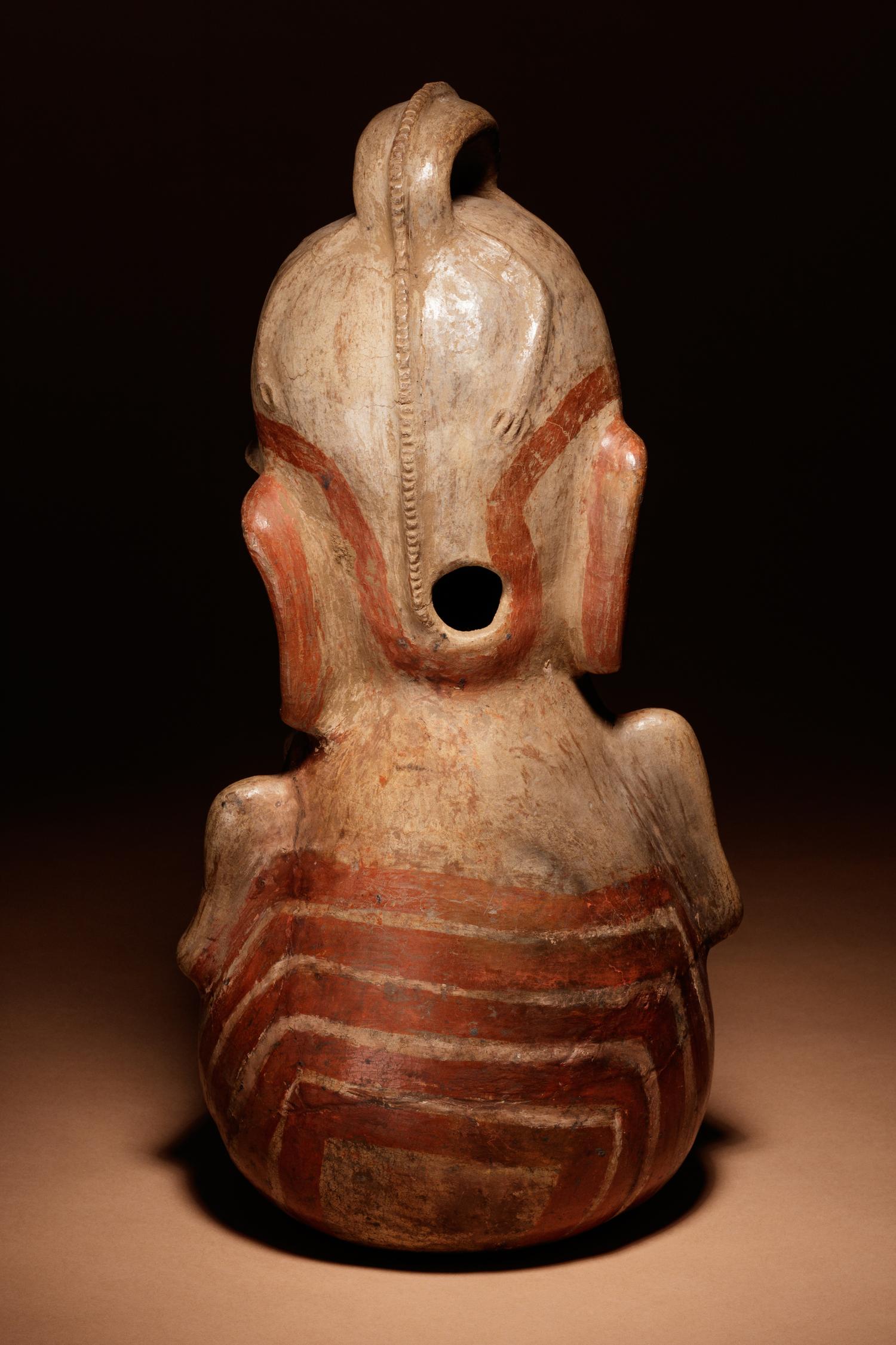 A Nicoya Polychrome Terracotta Figure