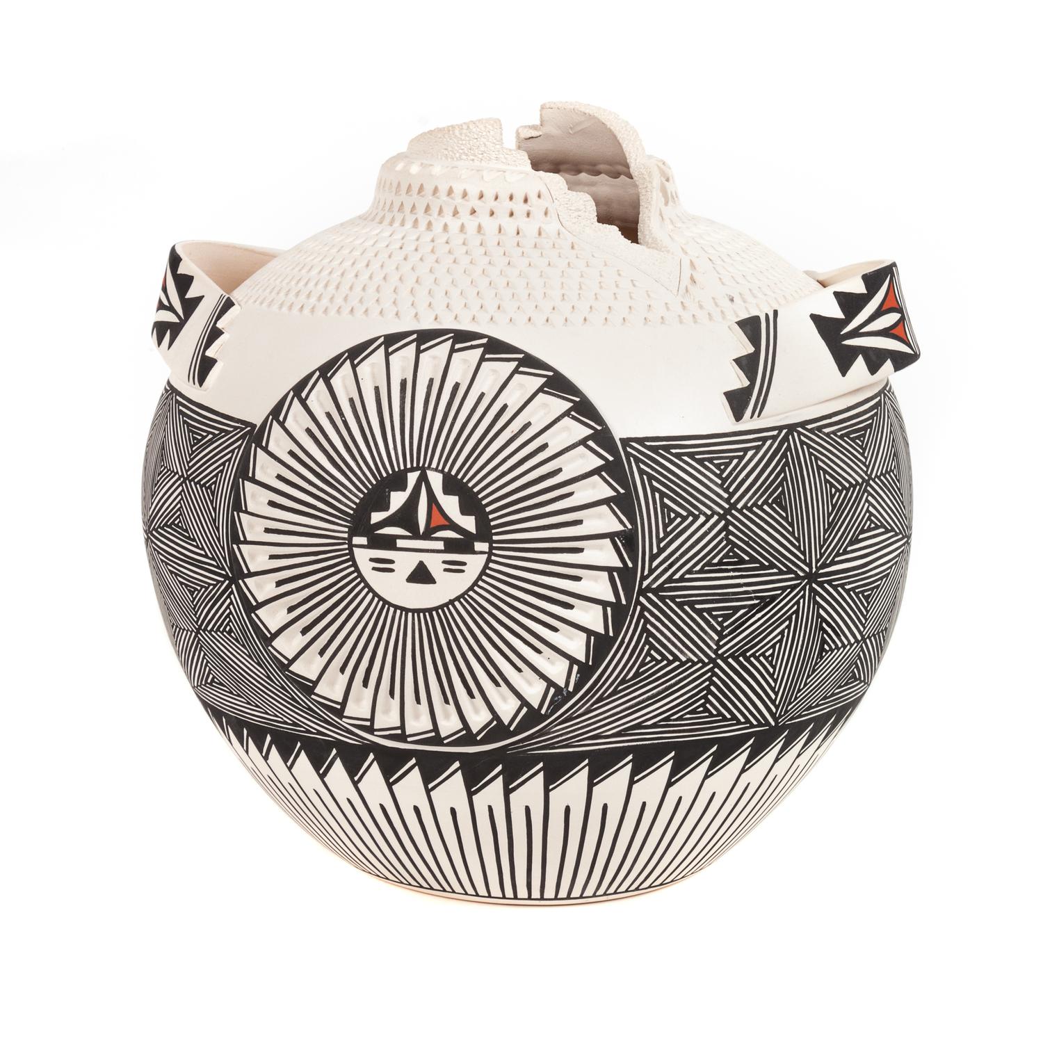 Acoma and Laguna Pottery Bowls, Group of Two