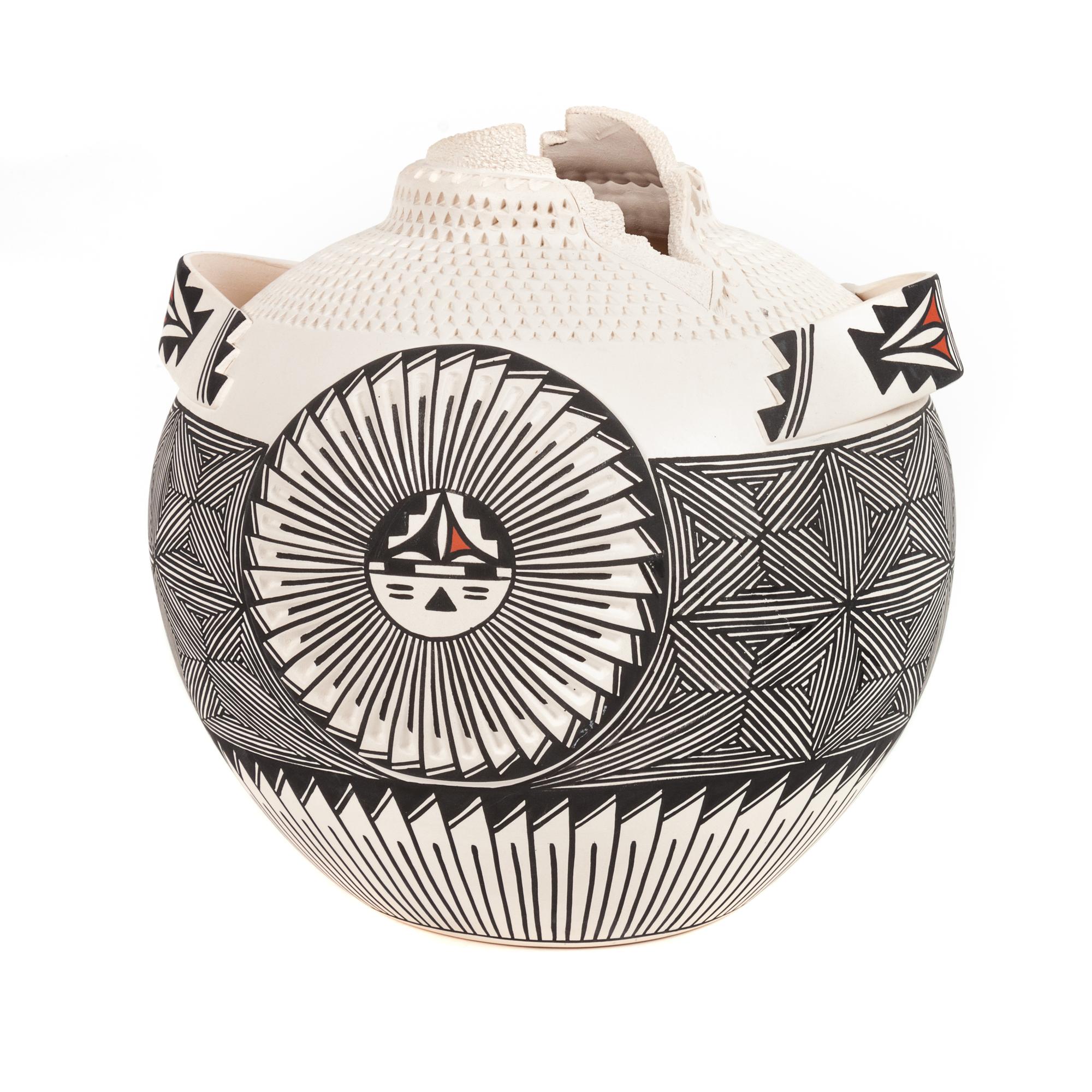 Acoma and Laguna Pottery Bowls, Group of Two