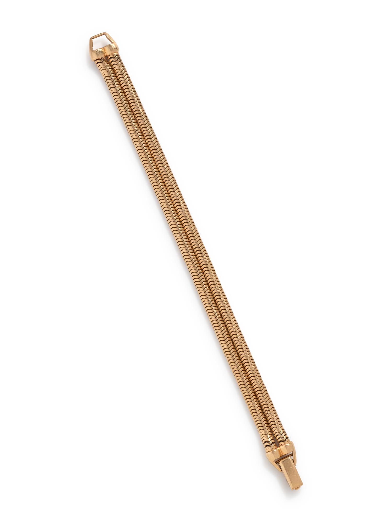 YELLOW GOLD BRACELET