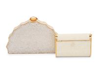 Two Judith Leiber Minaudière Clutches Formerly Owned by Elizabeth Taylor, 1980-90s