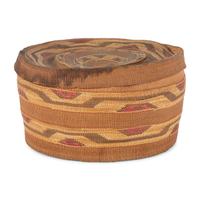 Large Tlingit Rattle Top Basket