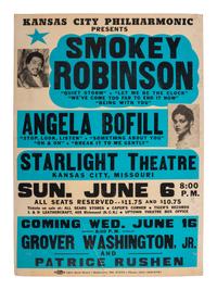 [AFRICAN AMERICANA - MUSIC]. A group of 2 posters promoting shows headlined by B.B. King and Smokey Robinson. Ca 1980s.