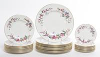 A Partial Wedgwood Dinnerware Service Diameter of dinner plate 10 3/4 inches. — 20TH CENTURY