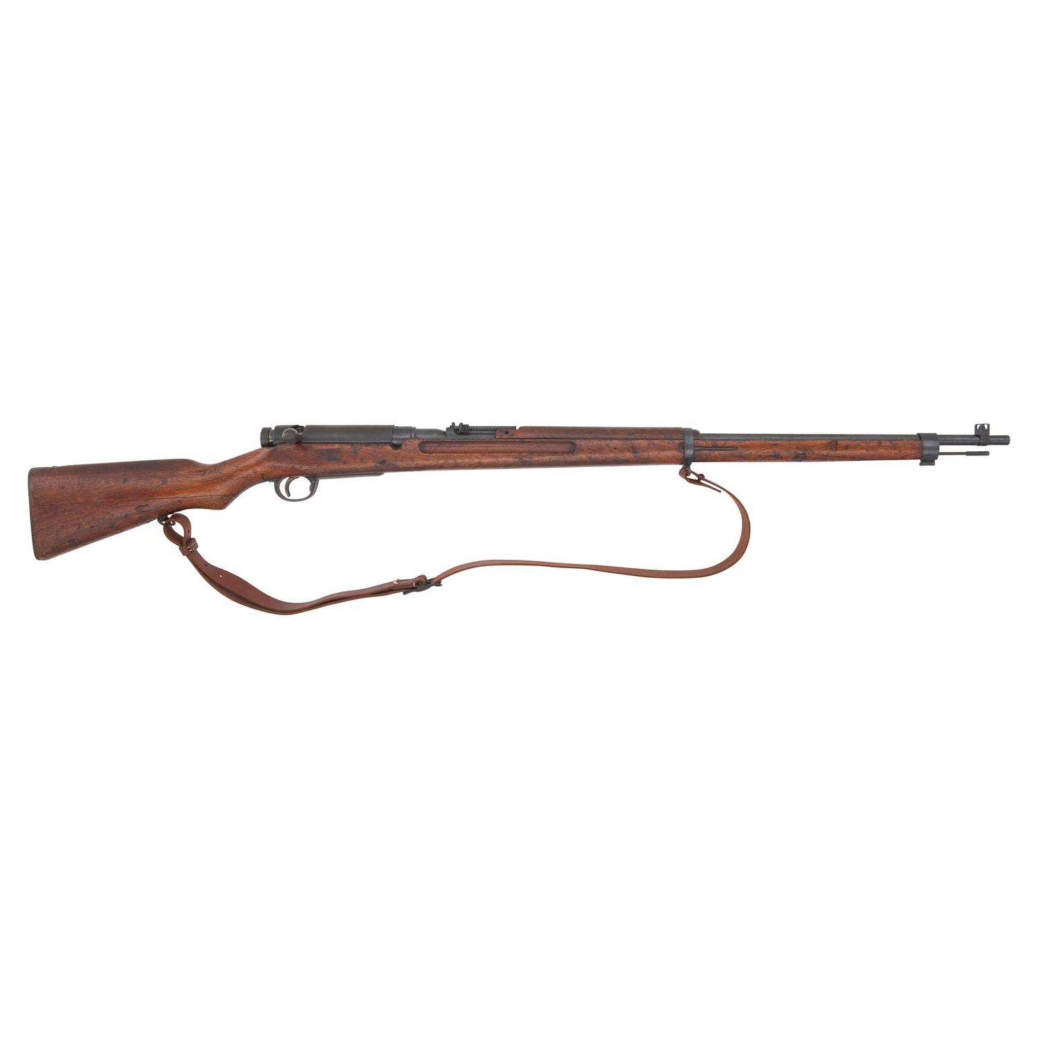 **Japanese Type 38 Arisaka Rifle with Dustcover and Ground Mum