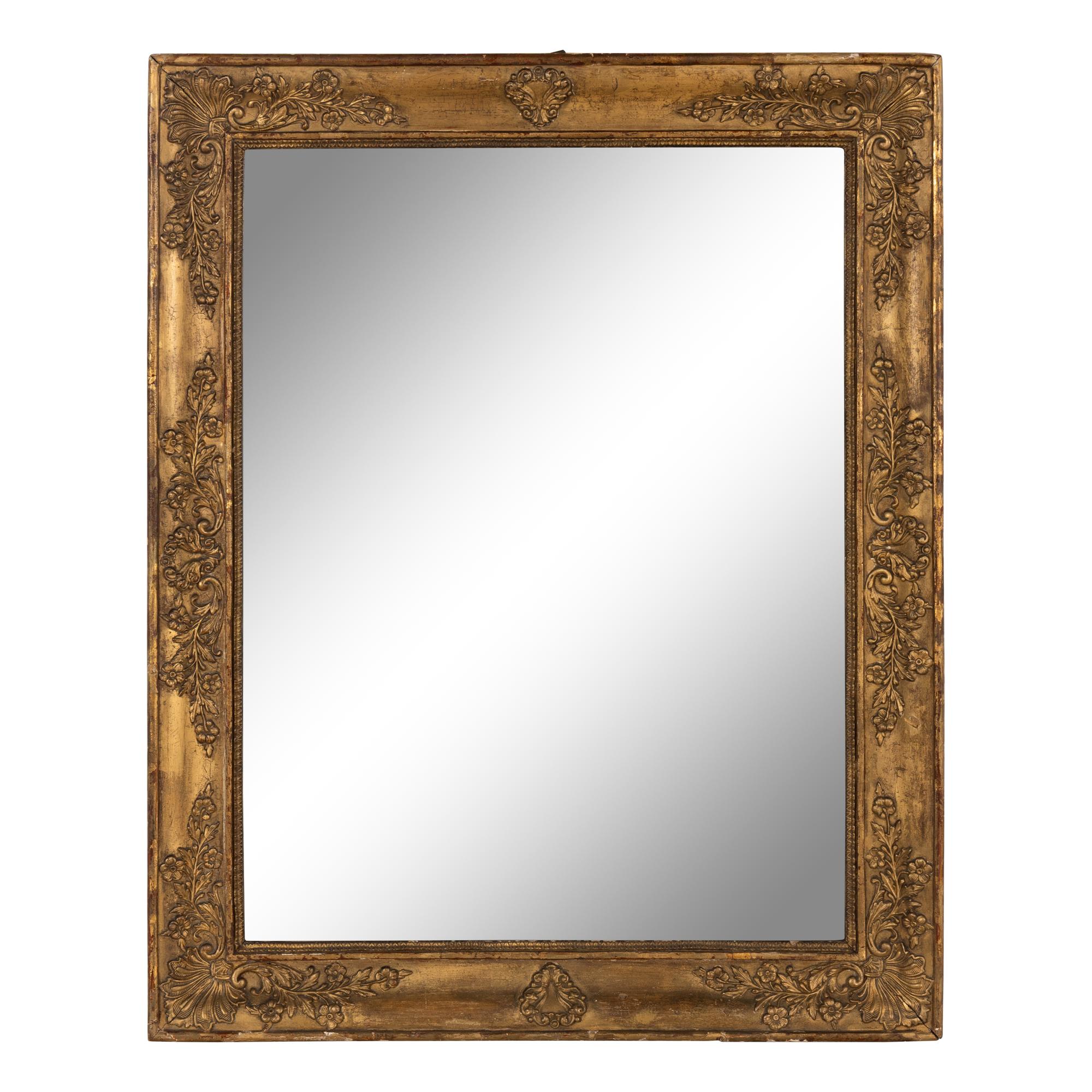 A Louis Philippe Giltwood Mirror