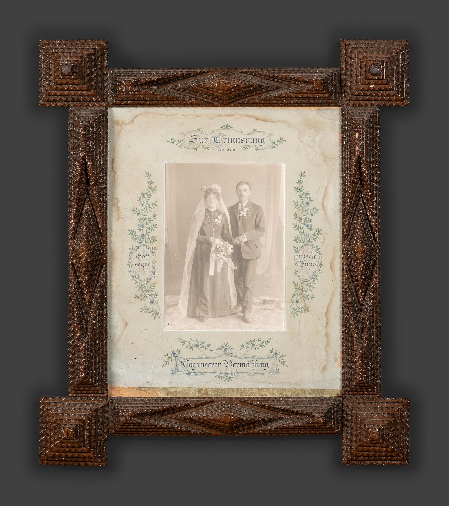 Five Tramp Art Frames