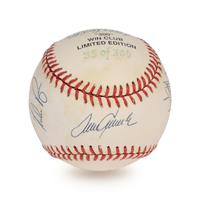 A 300 Win Club Signed Autograph Limited Edition Baseball - Eight Signatures (Beckett Authentication Services Letter),