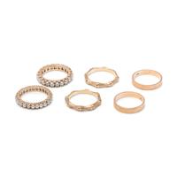 COLLECTION OF YELLOW GOLD RINGS