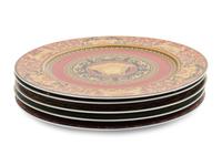 A Set of Five Versace Porcelain Chargers