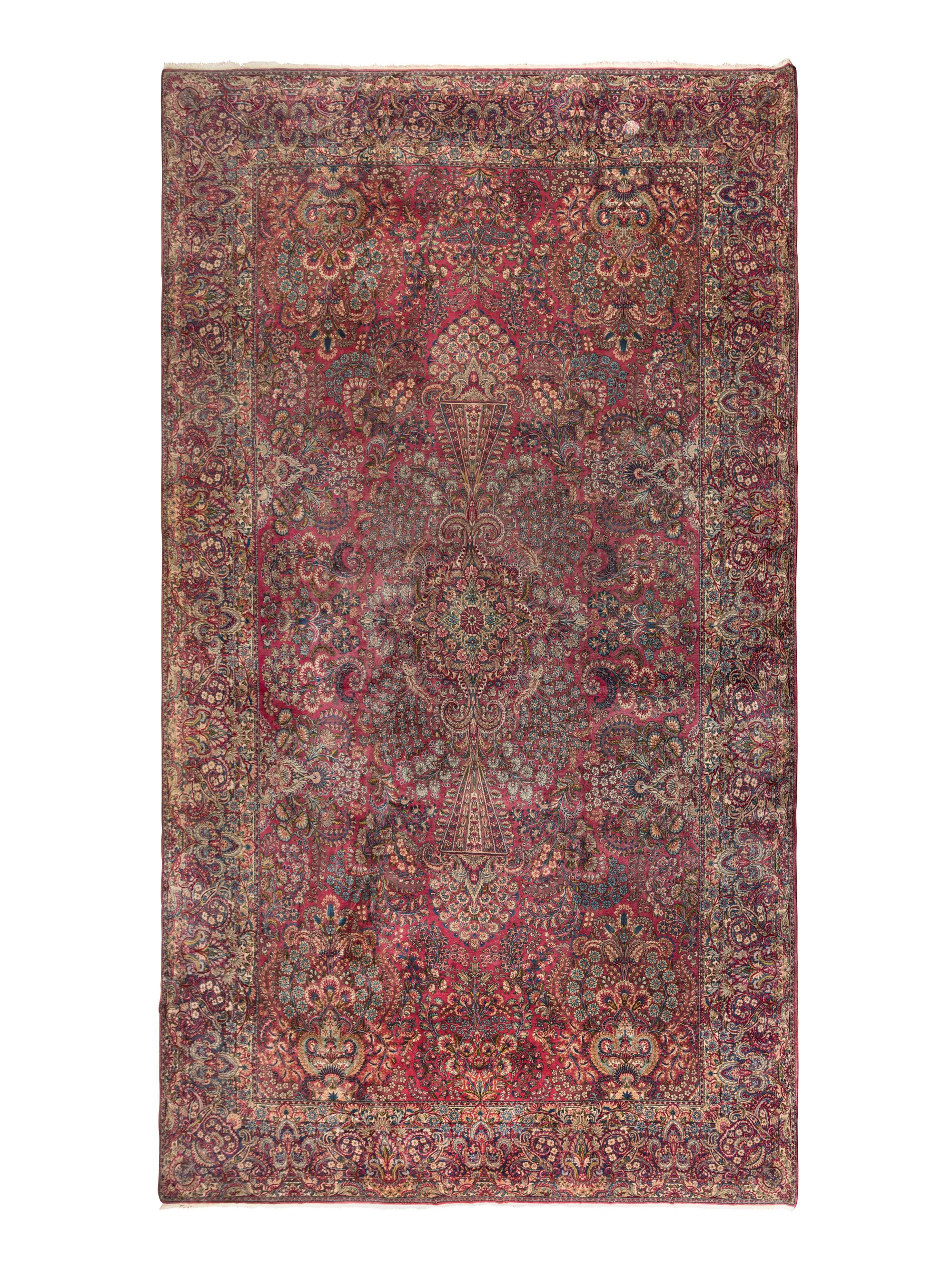 A Lavar Kirman Wool Rug