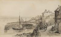 Two English Fishing Village Scenes