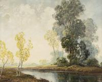 A. D. Greer (American, 1904–1998) — Marshland Morning