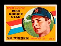 A 1960 Topps Carl Yastrzemski Rookie Baseball Card No. 148