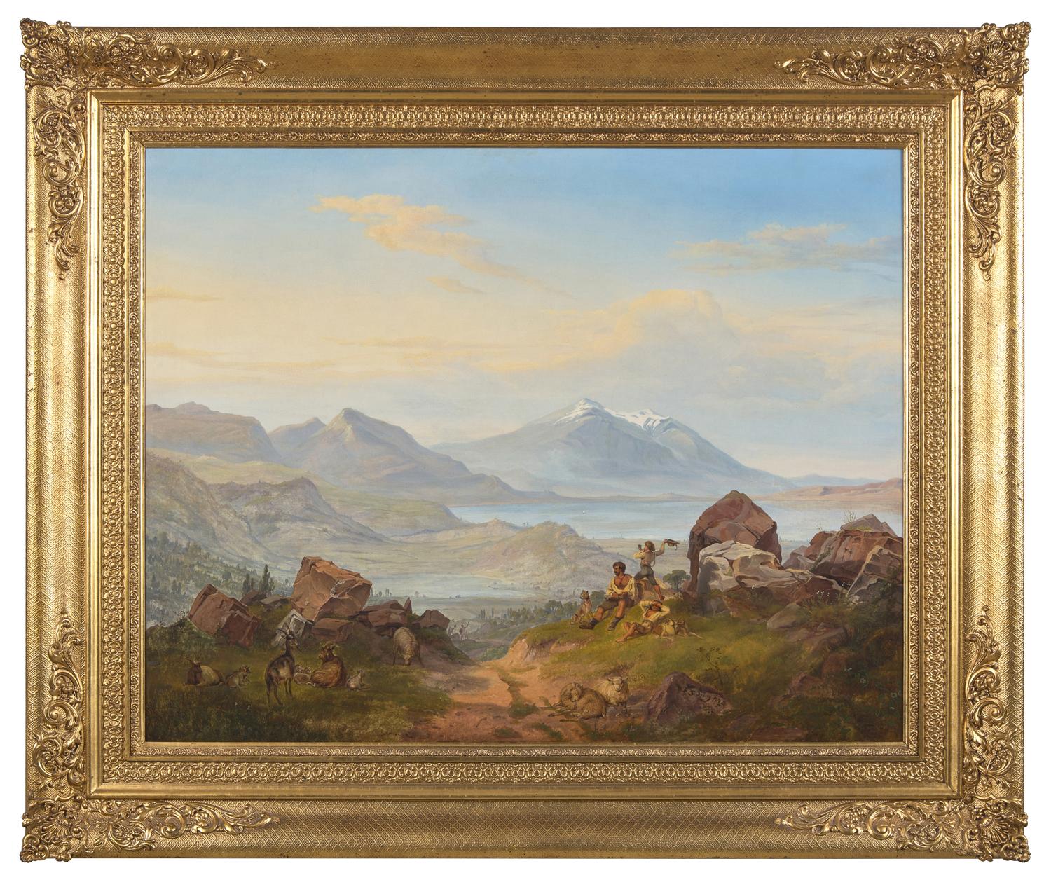 Goat Herders in the Alps, 1843