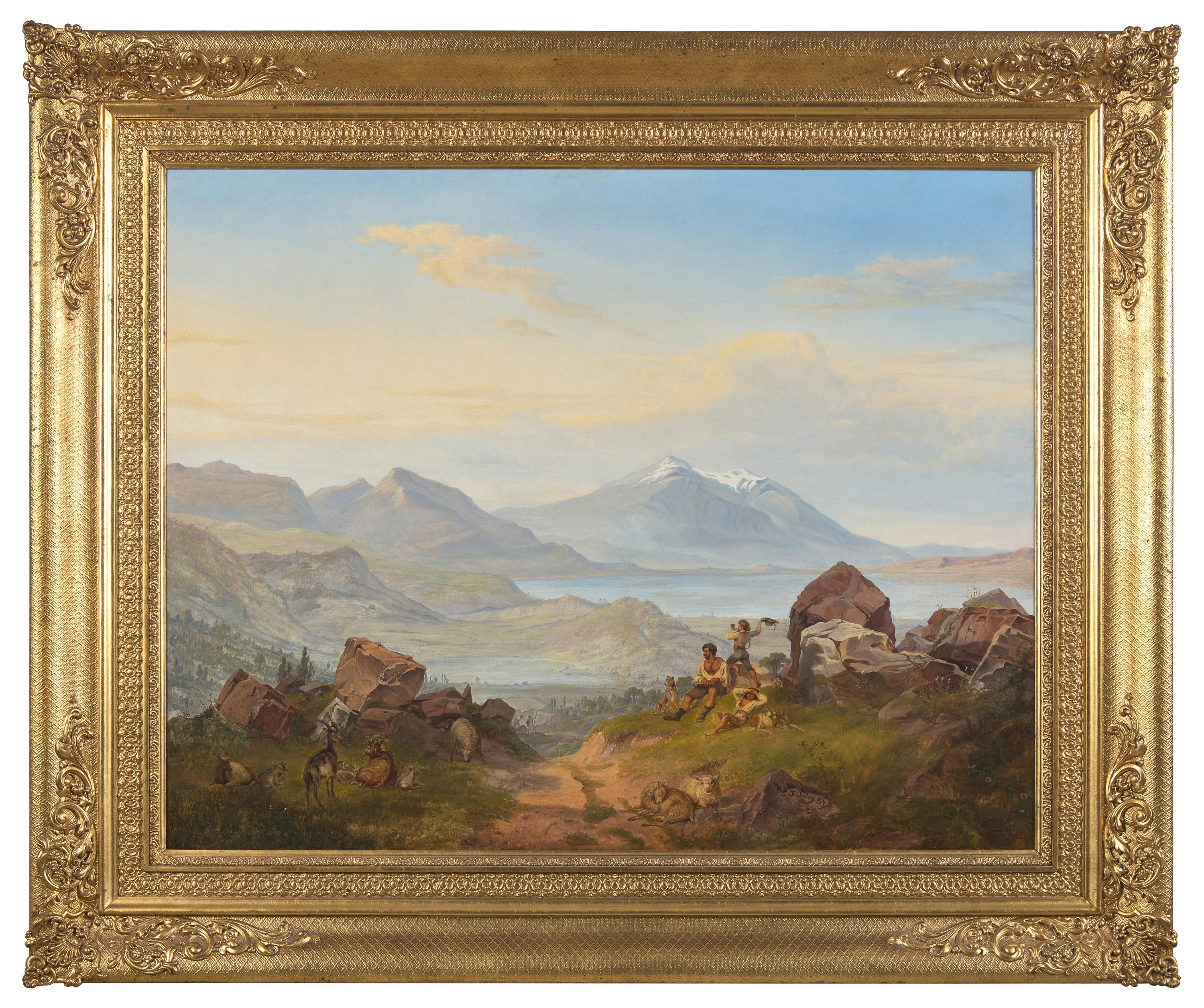 Goat Herders in the Alps, 1843