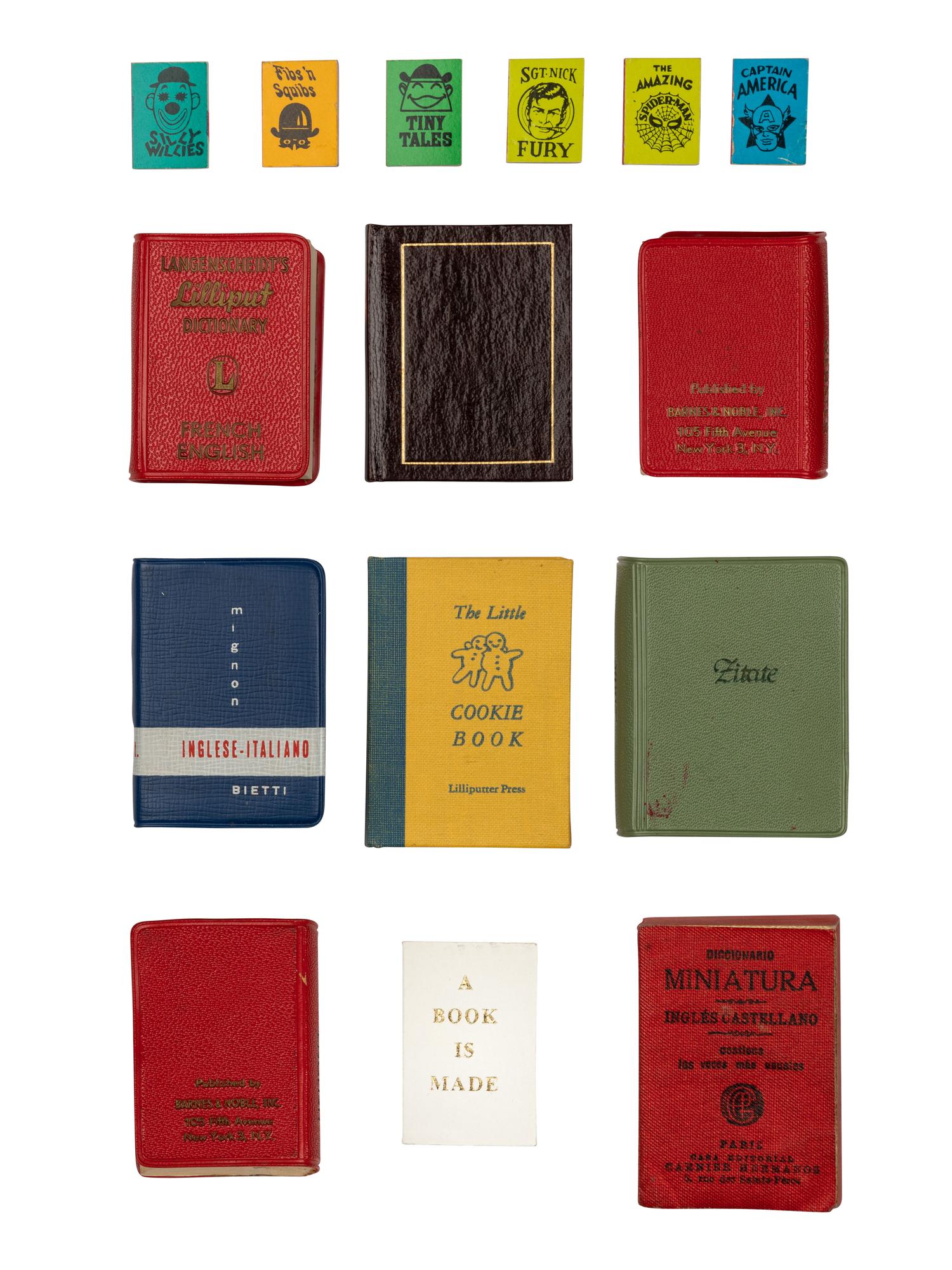 [MINIATURE BOOKS] -- [BOOKS ABOUT BOOKS]. A group of 12 works, including: