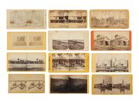 [EARLY PHOTOGRAPHY]. Large selection of stereoviews, incl. Civil War, railroad, landmarks, and landscapes.
