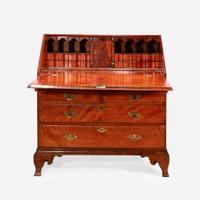 A Chippendale figured maple slant-front desk Octorara area, Chester County, PA, circa 1775