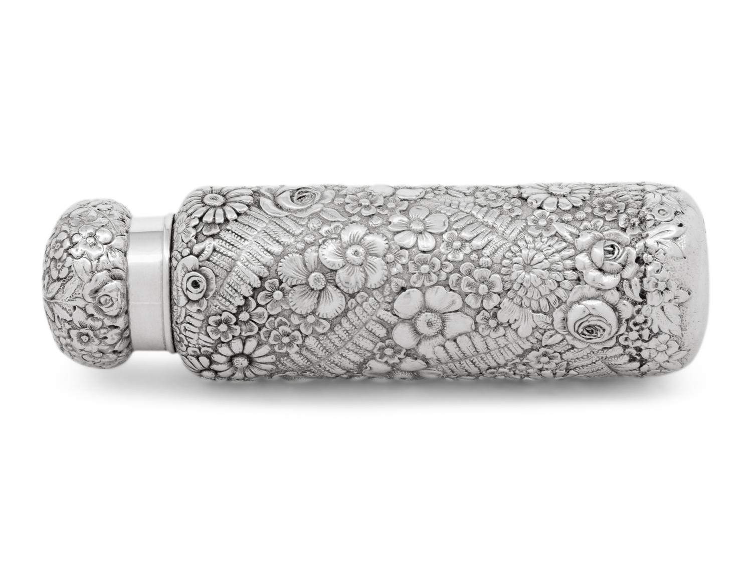 A Tiffany and Co. Silver Scent Flask