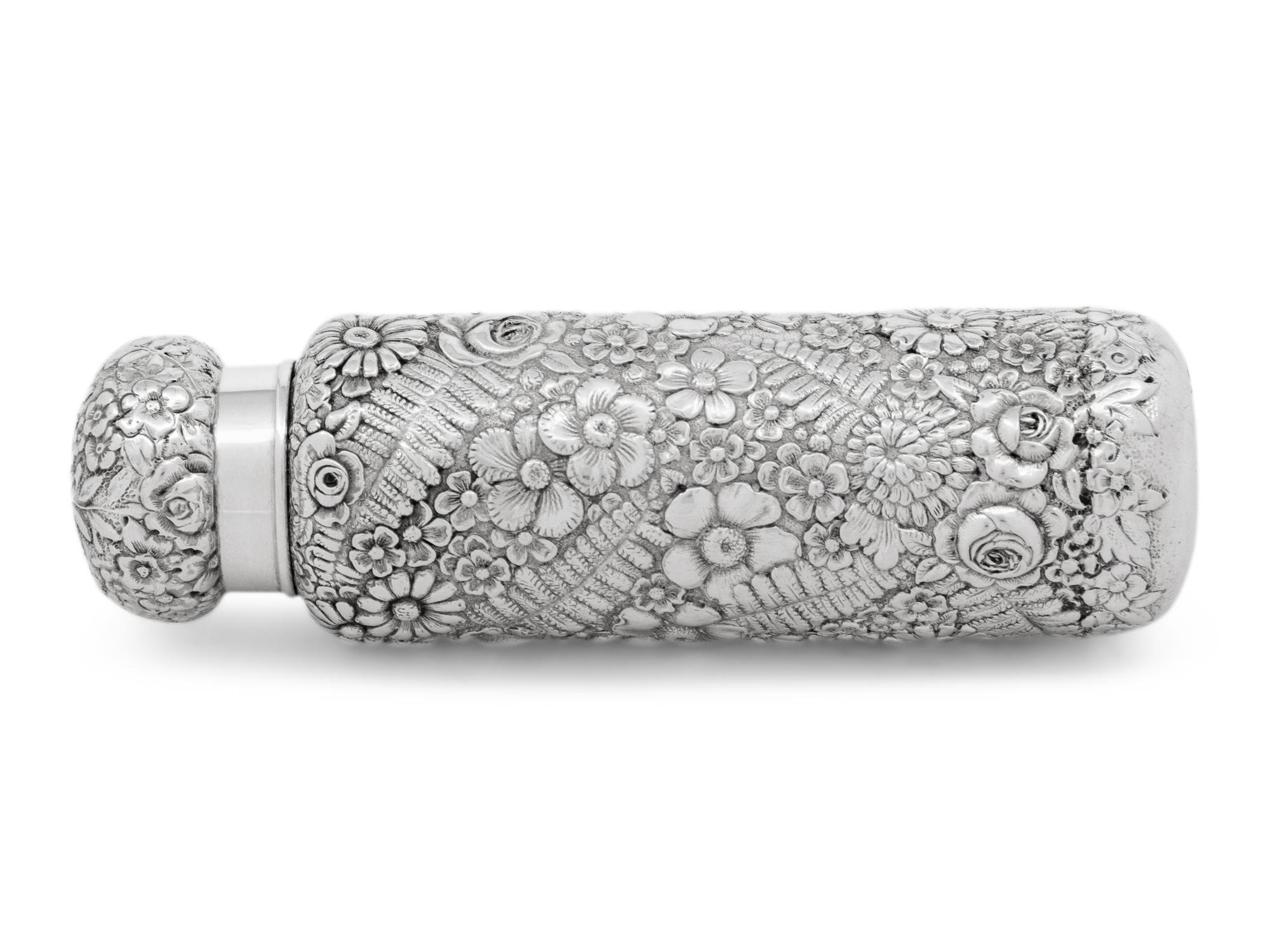 A Tiffany and Co. Silver Scent Flask