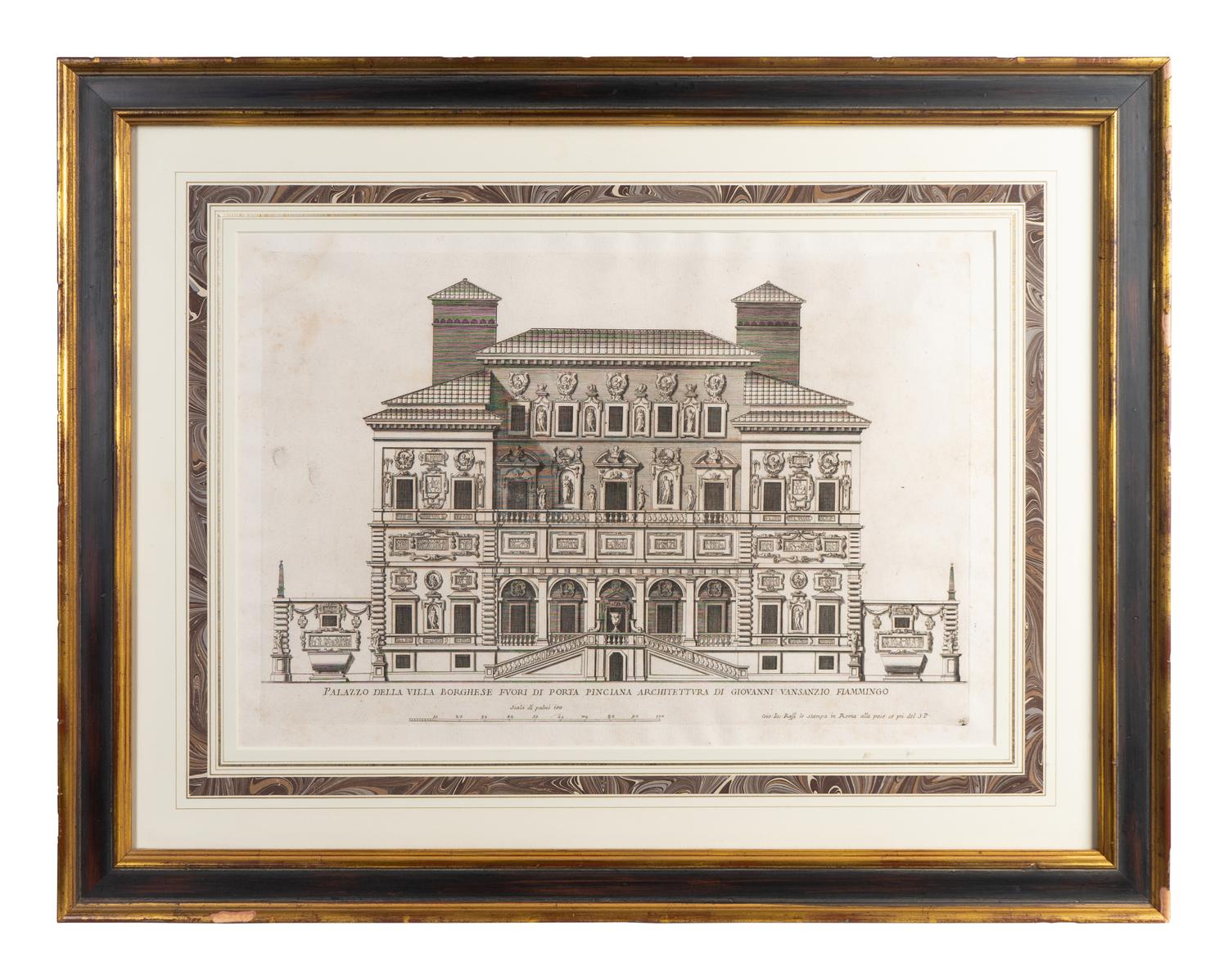 Four Architectural Engravings — 19TH CENTURY