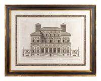 Four Architectural Engravings — 19TH CENTURY